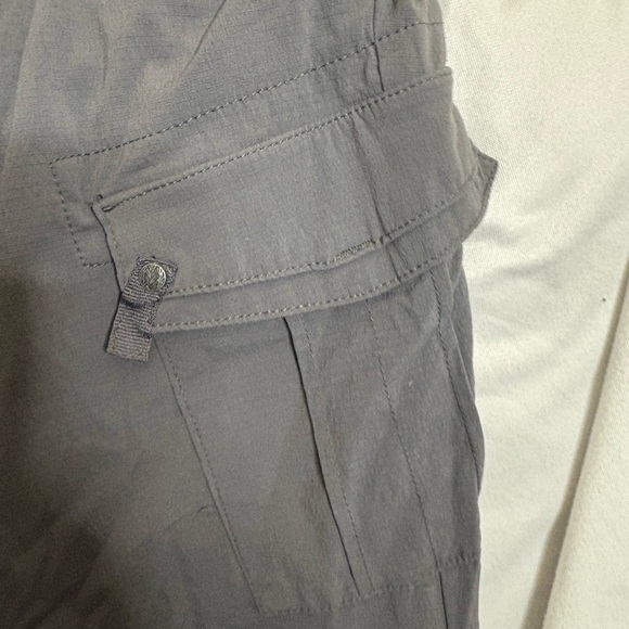 Prana Halle Pants Womens 0 Black Stretch Roll Up Hiking Travel Outdoor Pockets - Picture 3 of 3